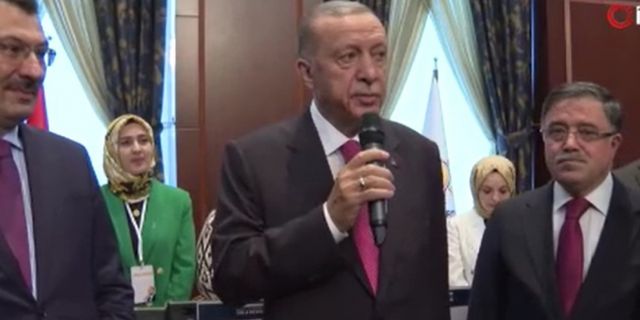 Cumhurbaşkanı Erdoğan'dan SKM çalışanlarına teşekkür ziyareti