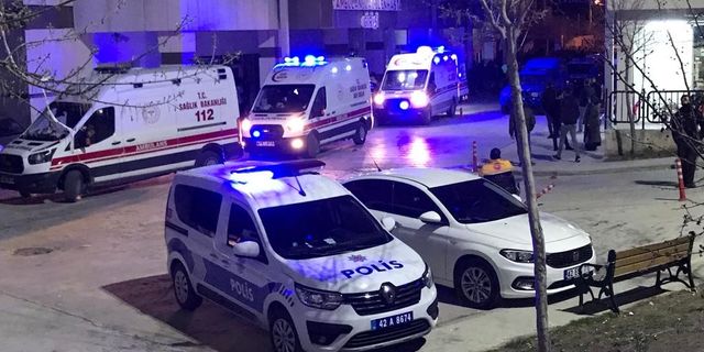 Konya'da silahlı kavga! 8'i polis 12 kişi yaralandı
