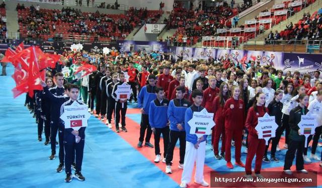 Konya'da Karate heyecanı sürüyor