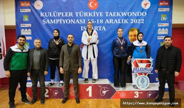 Selçuklu Belediyespor 3 madalya aldı