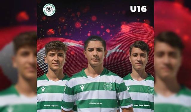 U-16 Milli Takımı’na Konyaspor’dan 3 oyuncu