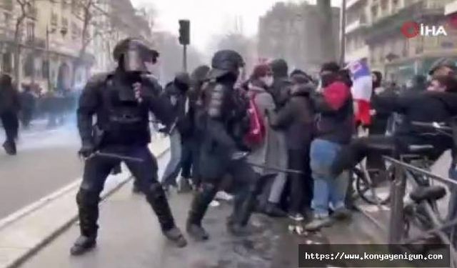 Fransız polisinden orantısız güç