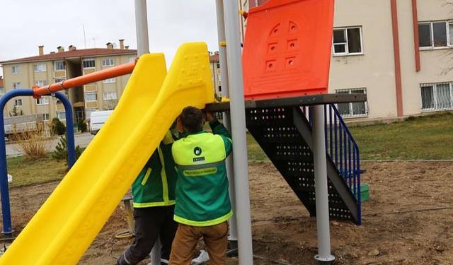 Ereğli’de TOKİ Parkı yenilendi