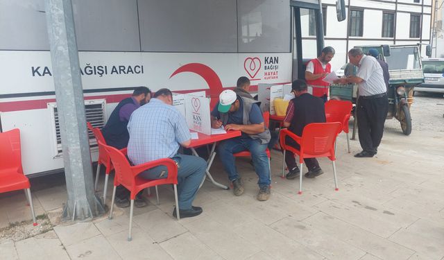 Derbent’de kan bağışı kampanyası