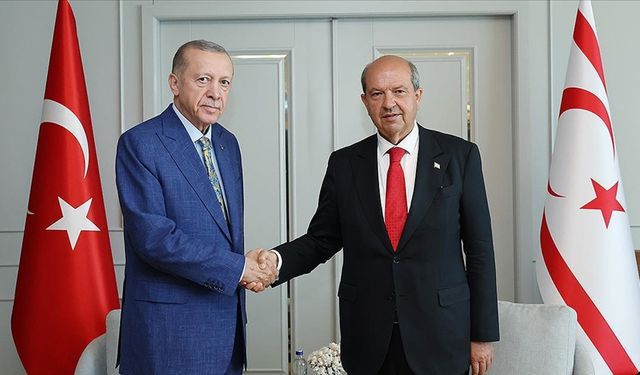 Cumhurbaşkanı Erdoğan Lefkoşa'da