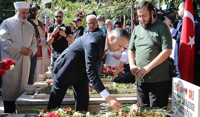 İçişleri Bakanı Yerlikaya, anma törenine katıldı