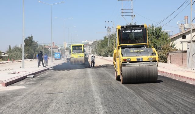 Karatay’da asfalt çalışmaları hız kazandı