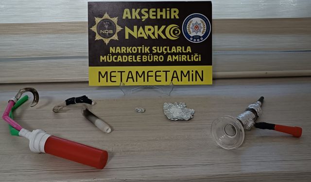 Akşehir’de uyuşturucu operasyonu: 5 gözaltı