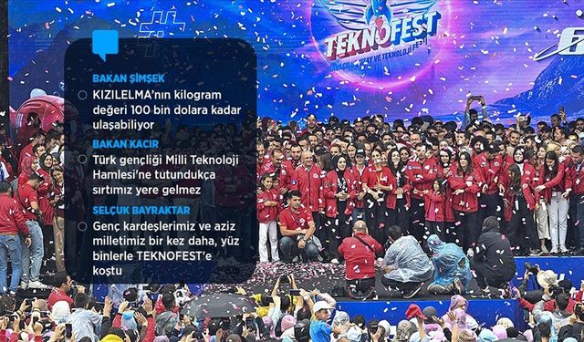 TEKNOFEST Ankara'nın kapanış töreni yapıldı