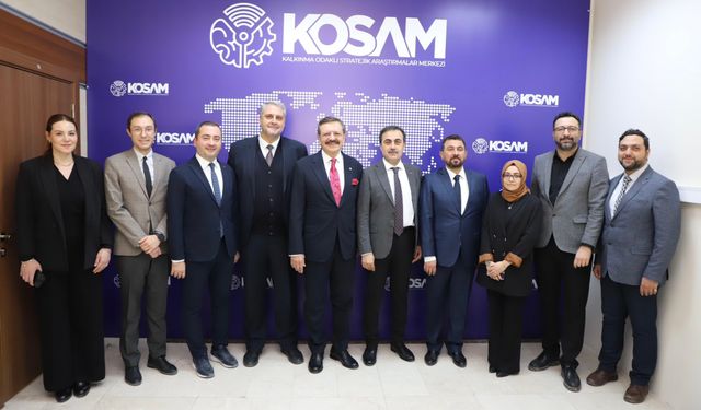 Hisarcıklıoğlu'ndan KOSAM'a ziyaret