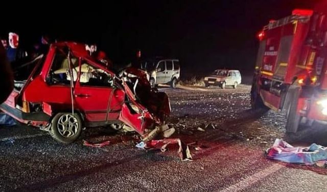Konya'da feci kaza! 4 ölü, 1 yaralı