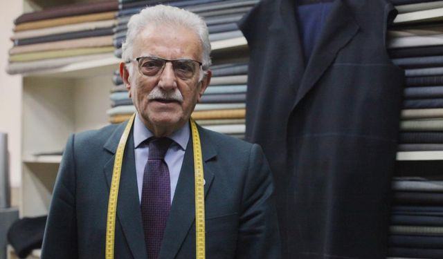 63 yıldır terzilik yapıyor