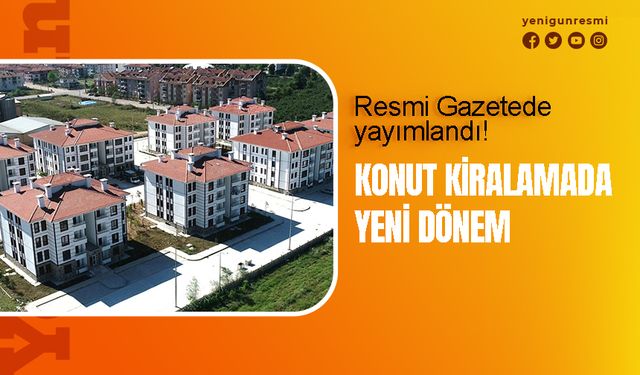 Konut sektöründe yeni dönem