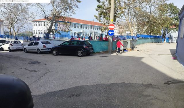 Okul önünde silahlı saldırı