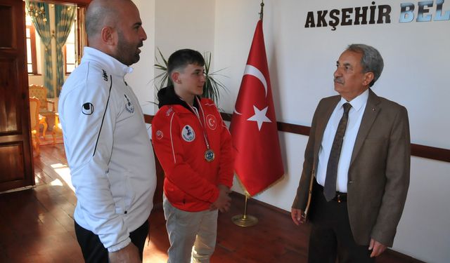 Hem Akşehir'in hemde Türkiye'nin gururu oldu