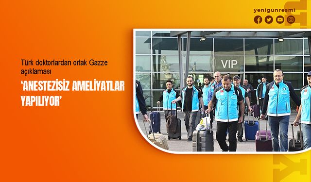 Türk doktorlardan insanlık dersi