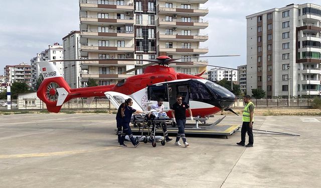 Hava ambulansı her daim görevde
