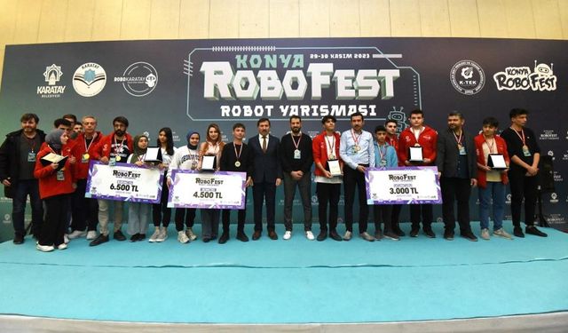 Konya Robofest Robot Yarışması sona erdi