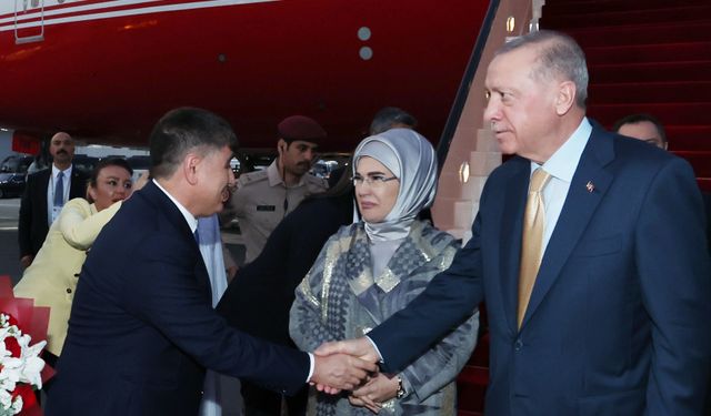 Cumhurbaşkanı Erdoğan Katar’da