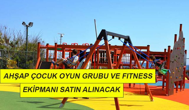 AHŞAP ÇOCUK OYUN GRUBU VE FITNESS EKİPMANI SATIN ALINACAK
