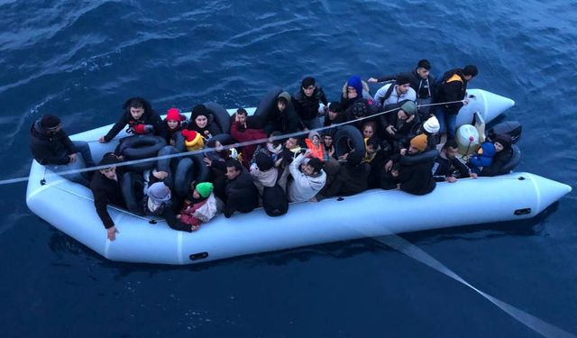 Kuzey Ege'de 169 düzensiz göçmen yakalandı
