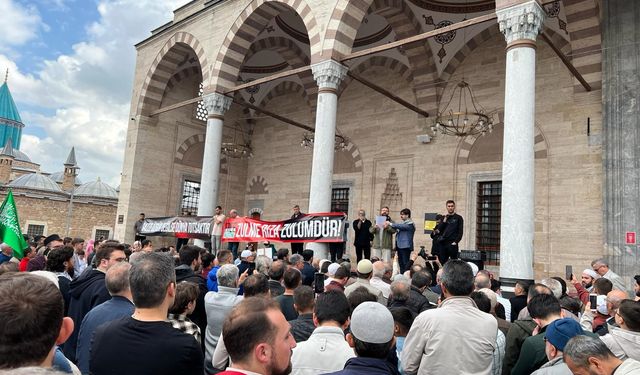 Konya'da İsmail Haniye'nin oğulları için  gıyabi cenaze namazı kılındı