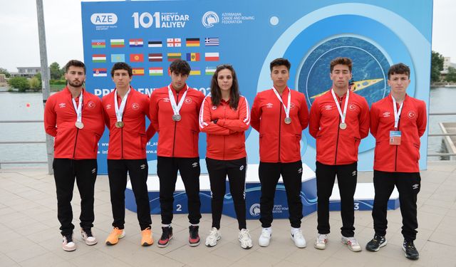 Türkiye Yıldız Milli Kano ve Kürek Takımları, Azerbaycan’daki Cumhurbaşkanlığı Kupası'nı 7 madalyayla tamamladı