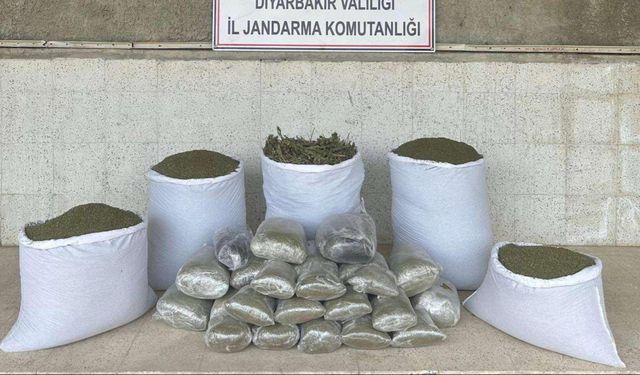 Diyarbakır'da 173 kilogram esrar ele geçirildi