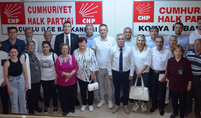 CHP Konya heyeti bayramlaştı