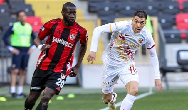 Gaziantep FK, sahasında Kayserispor'u tek golle geçti