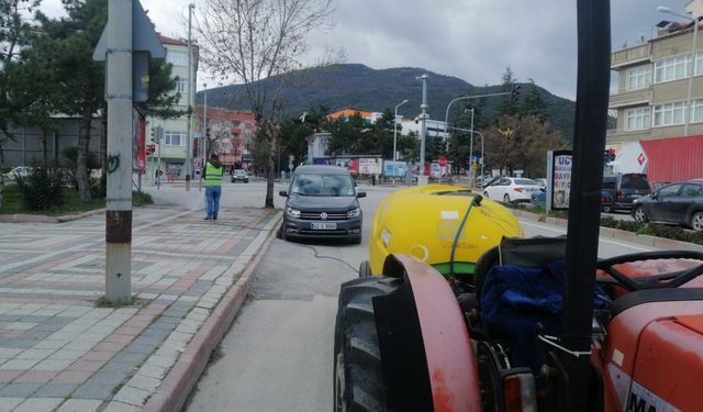 Park ve bahçelerde hummalı yabani ot temizliği