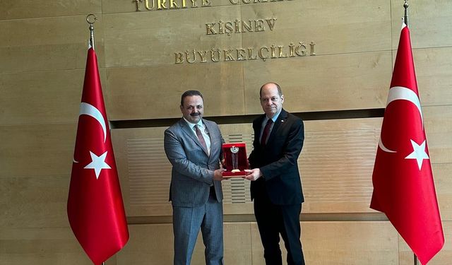 Rektör Arıbaş’tan Moldova  Büyükelçisi Sertel’e ziyaret