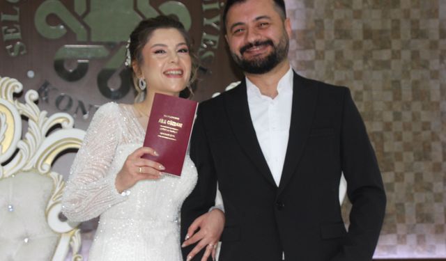 Hatice ve Mustafa mutluluğa 'evet' dedi