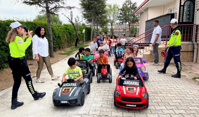 Kulu’da miniklere trafik bilinci aşılandı
