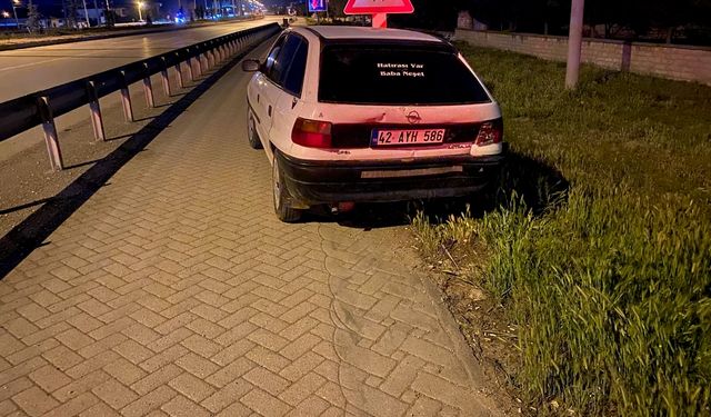 Konya'da otomobiller çarpıştı