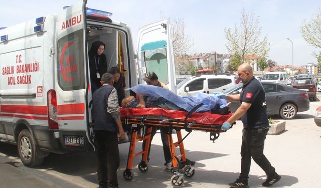 Çapa motoruna ayağını kaptırdı