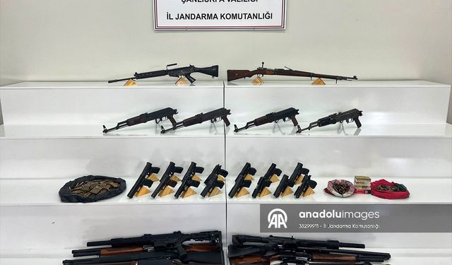Silah kaçakçılıklarına yönelik operasyonda çok sayıda gözaltı