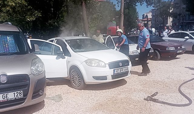 Telefon bataryası bomba gibi patladı