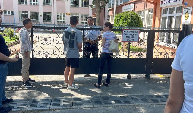 Konya'da geç kalan adaylar gözyaşlarıyla döndü