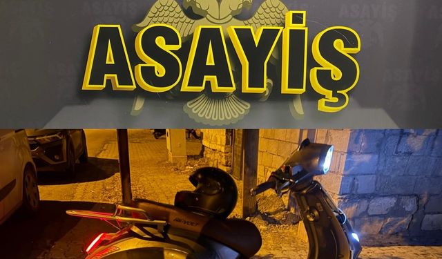 Motosiklet hırsızı yakalandı