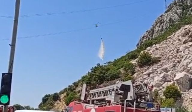Ormanlık alanda çıkan yangın kontrol altına alındı