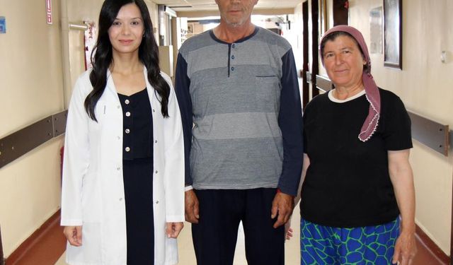 Felçli geldiği hastaneden yürüyerek çıktı