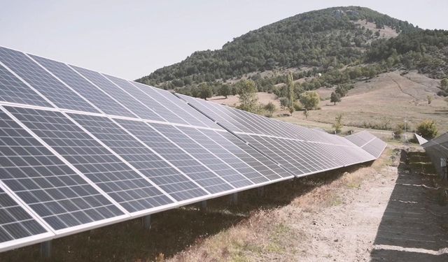 Güneş tarlaları 12 milyon gelir sağladı