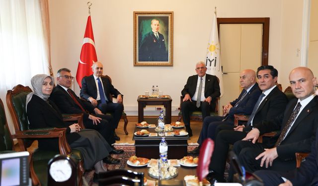 TBMM Başkanı Kurtulmuş İYİ Parti Genel Başkanı Dervişoğlu'yla ne görüştü?