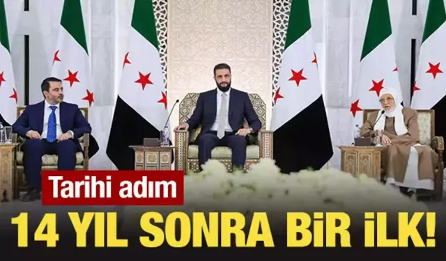 Suriye'den tarihi adım! 14 yıl sonra bir ilk