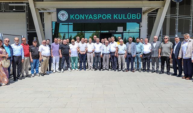 Konya Eşrafı’ndan Başkan Ömer Atiker'e ziyaret