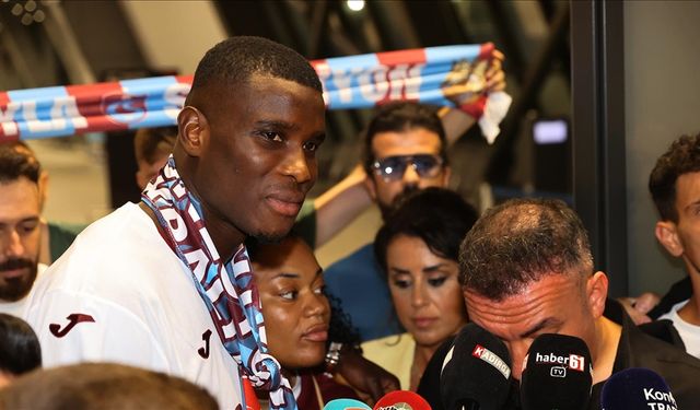 Nijeryalı oyuncu Trabzon'a geldi