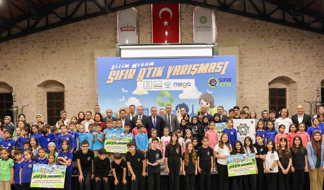 Meram'da binlerce çocuk gelecek için bir araya geldi