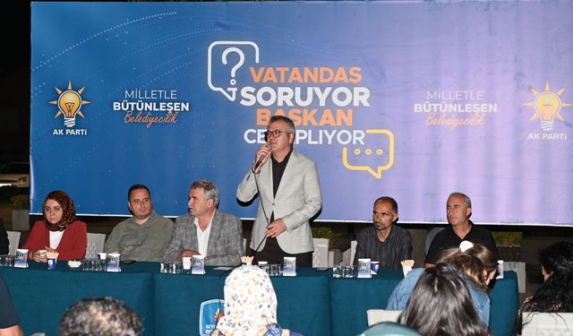Seydişehir'de dikkat çeken buluşma! Vatandaşın tüm soruları masaya yatırıldı