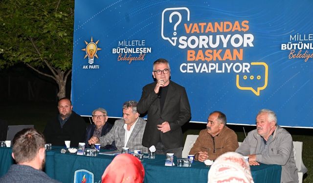 Başkan Ustaoğlu vatandaşlarla buluştu!